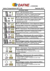 Indice Composizione KIT (1.0) Gennaio 2013