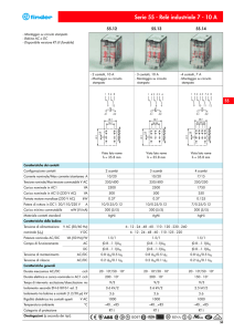 Serie 55 - Relè industriale 7 - 10 A