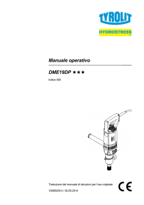 Manuale operativo DME19DP
