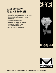 Monitor 213KA Paddle - MCA SAS di Arrigoni