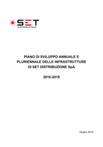 PIANO DI SVILUPPO ANNUALE E PLURIENNALE DELLE