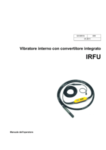 Vibratore interno con convertitore integrato IRFU