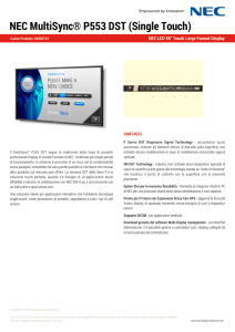 NEC_Datasheet_P553DST-italian italiano – PDF