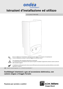 Istruzioni d`installazione ed utilizzo