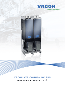 vacon nxp common dc bus massima flessibilità