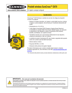 Sistema wireless SureCross™ DX70