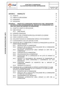 Guida per le connessioni alla rete elettrica di Enel Distribuzione