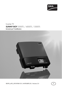 SUNNY BOY 3000TL / 4000TL / 5000TL - Istruzioni per l