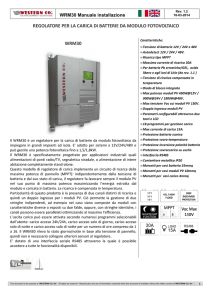 regolatore per la carica di batterie da modulo