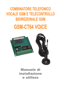 GSM-CT64-R4-Manuale