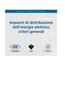 Impianti di distribuzione dell`energia elettrica: criteri