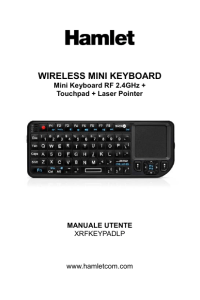XRFKEYPADLP - Wi-Fi Mini Keyboard