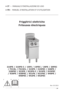 Friggitrici elettriche Friteuses électriques
