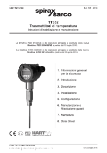 TT352 Trasmettitori di temperatura