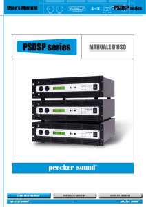 Manuale PSDSP series