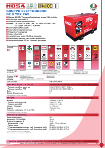 Motogeneratori a 1500 giri