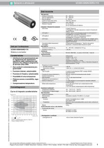 1 Sensore a ultrasuoni UC500-30GM-E6R2-V15