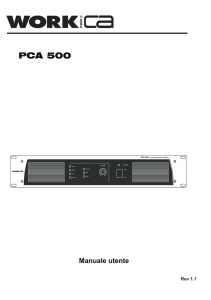 PCA 500 - Work Pro CA Commercial Audio