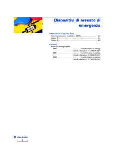 Dispositivi di arresto di emergenza