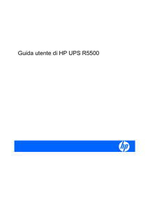 Guida utente di HP UPS R5500
