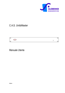 Manuale Utente CAS 1010