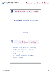 SEARCH ENGINE MARKETING Search Engine Marketing