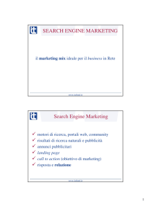 SEARCH ENGINE MARKETING Search Engine Marketing
