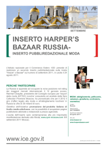 inserto harper`s bazaar russia