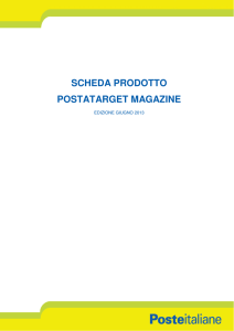 scheda prodotto postatarget magazine