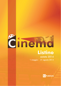 Listino RAI Pubblicità Cinema estate 2014