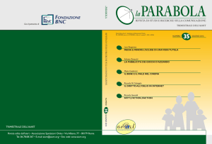 La Parabola n. 35 di giugno 2015