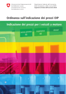 Indicazione dei prezzi per i veicoli a motore