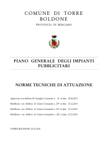 Piano Generale degli Impianti Pubblicitari