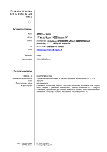 Curriculum Cappelli