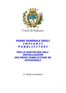 piano generale degli impiantipubblicitari