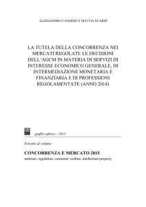 anteprima - Diritto e Regole per Europa Amministrazione e Mercati