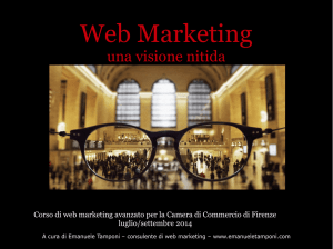 Web Marketing - Emanuele Tamponi