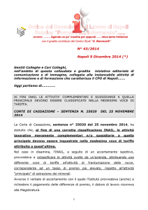 N° 43/2014 - Ordine CDL Napoli