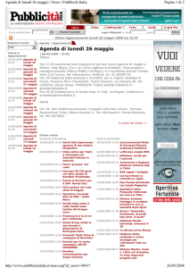 26/05/2008 Pubblicità Italia