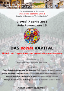 DAS social KAPITAL - Università degli Studi di Siena