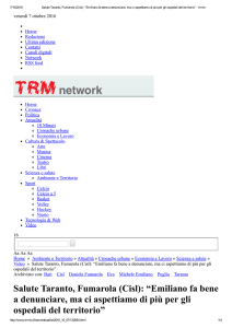 TRM Network - CISL Medici
