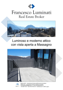 Brochure Massagno - Francesco Luminati