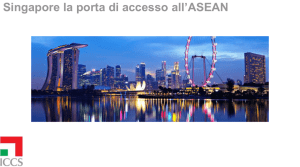 Singapore la porta di accesso all`ASEAN
