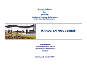 Microsoft PowerPoint - Maroc en Mouvement [modalit