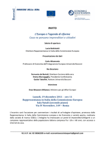 ESA invito 19dic2011 - Bocconi Alumni Association