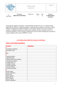 1 as 2012/2013 Disciplina DIRITTO-ECONOMIA Totale ore Classe 2