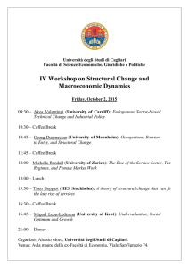 IV Workshop on Structural Change and