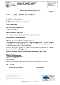 Programma preventivo - Liceo Linguistico "A.MANZONI"