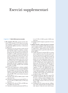 Esercizi Supplementari - Dipartimento di Economia, Statistica e