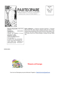 Moneta ed Europa - Cisl Belluno Treviso